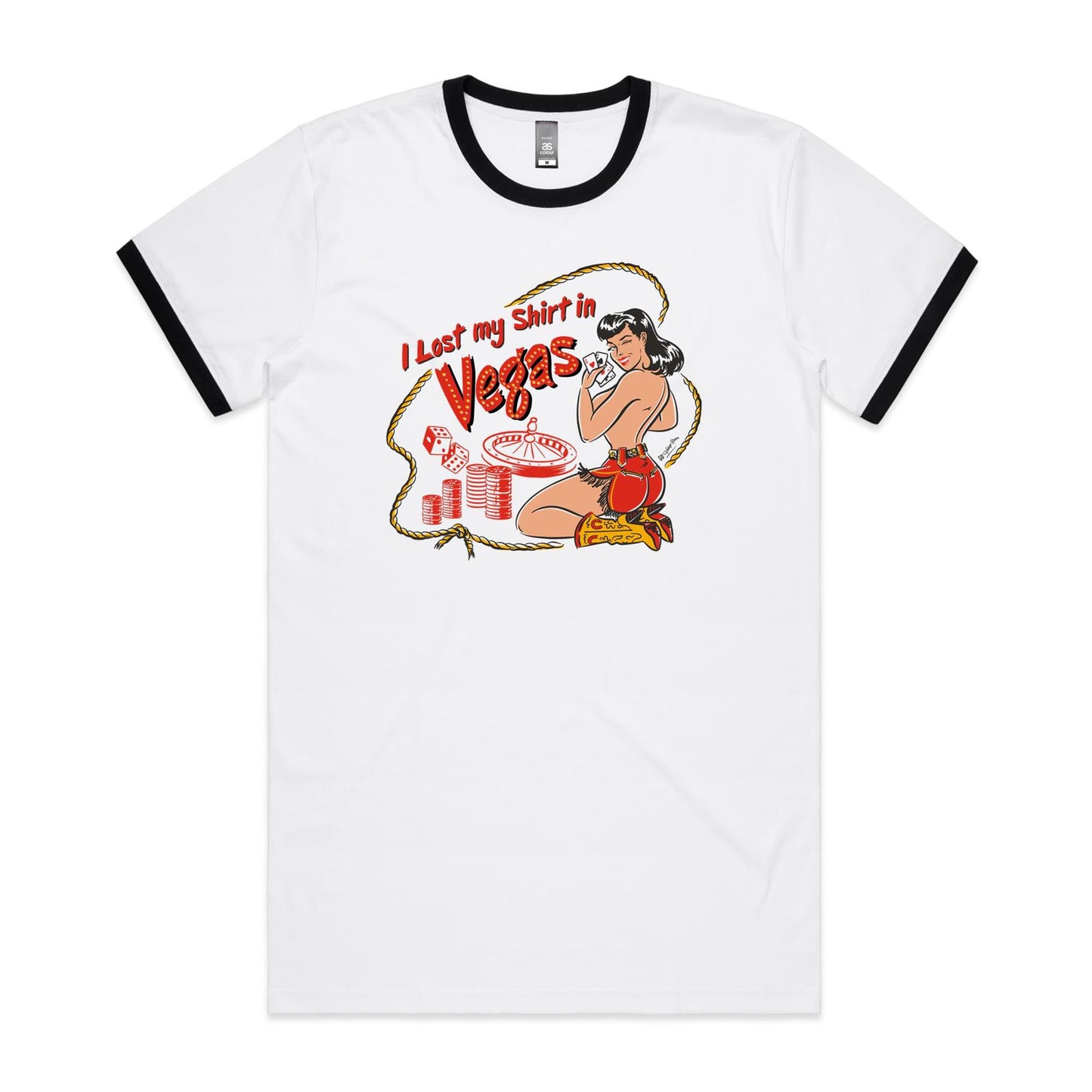 I Lost my Shirt in Vegas - Unisex Ringer T-shirt