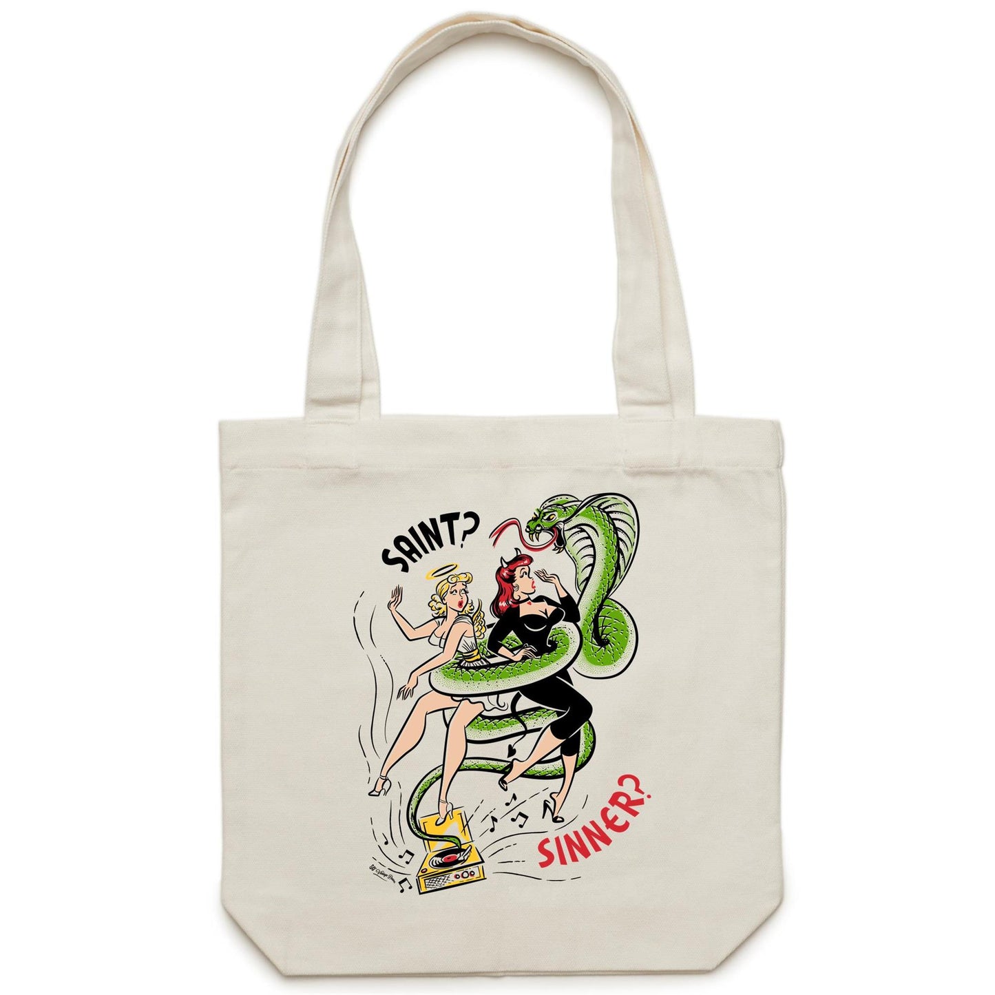 Sinner not a Saint - Canvas Tote Bag