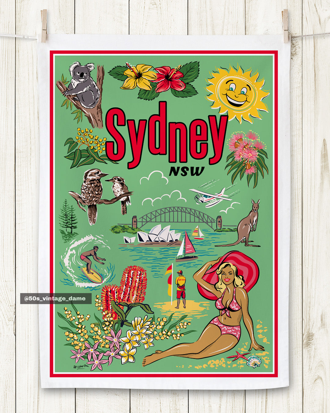 Sydney Souvenir Teatowel