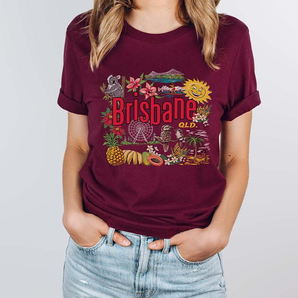 Retro Brisbane - Unisex T-Shirt
