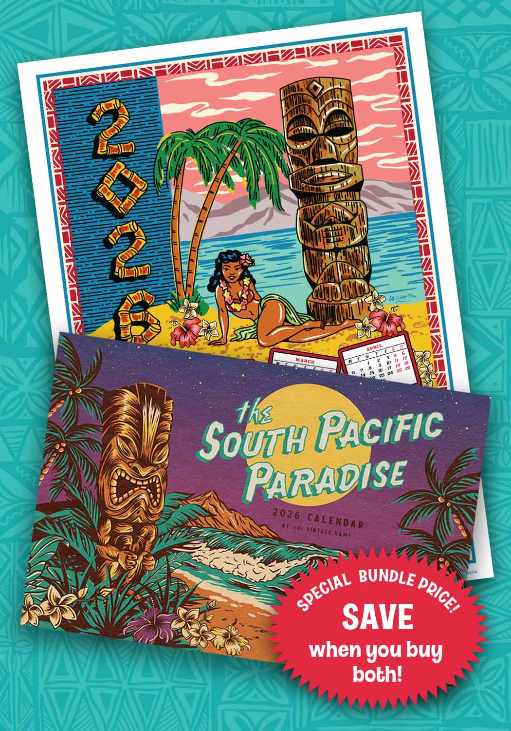2026 Tiki Calendar Bundle & Save