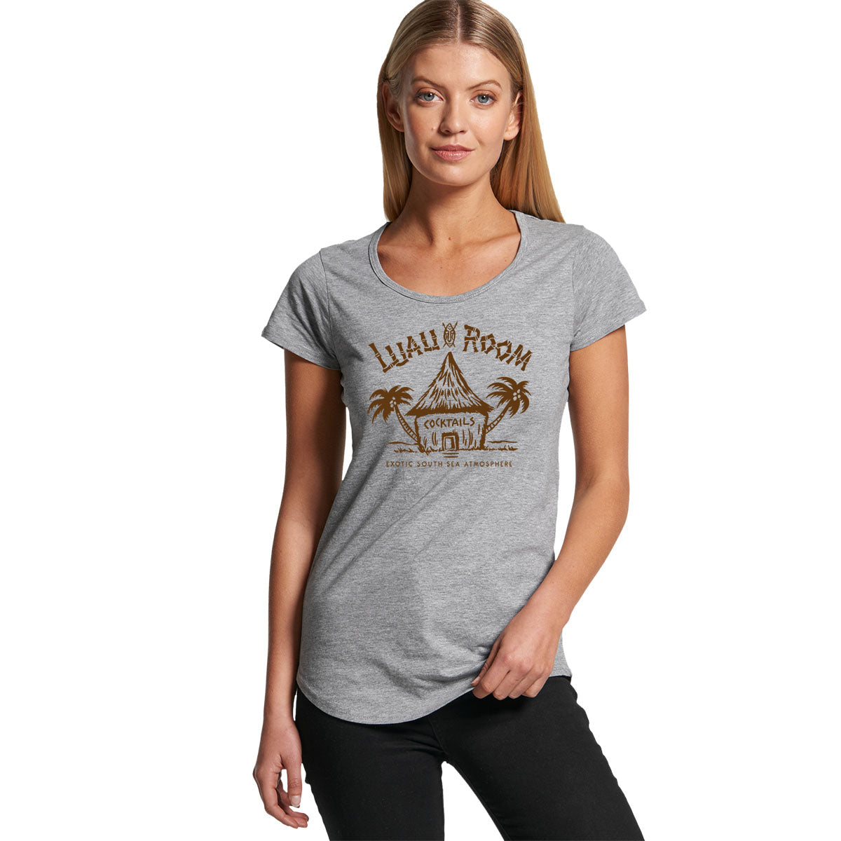 Luau Room - Ladies Scoop Neck T-Shirt