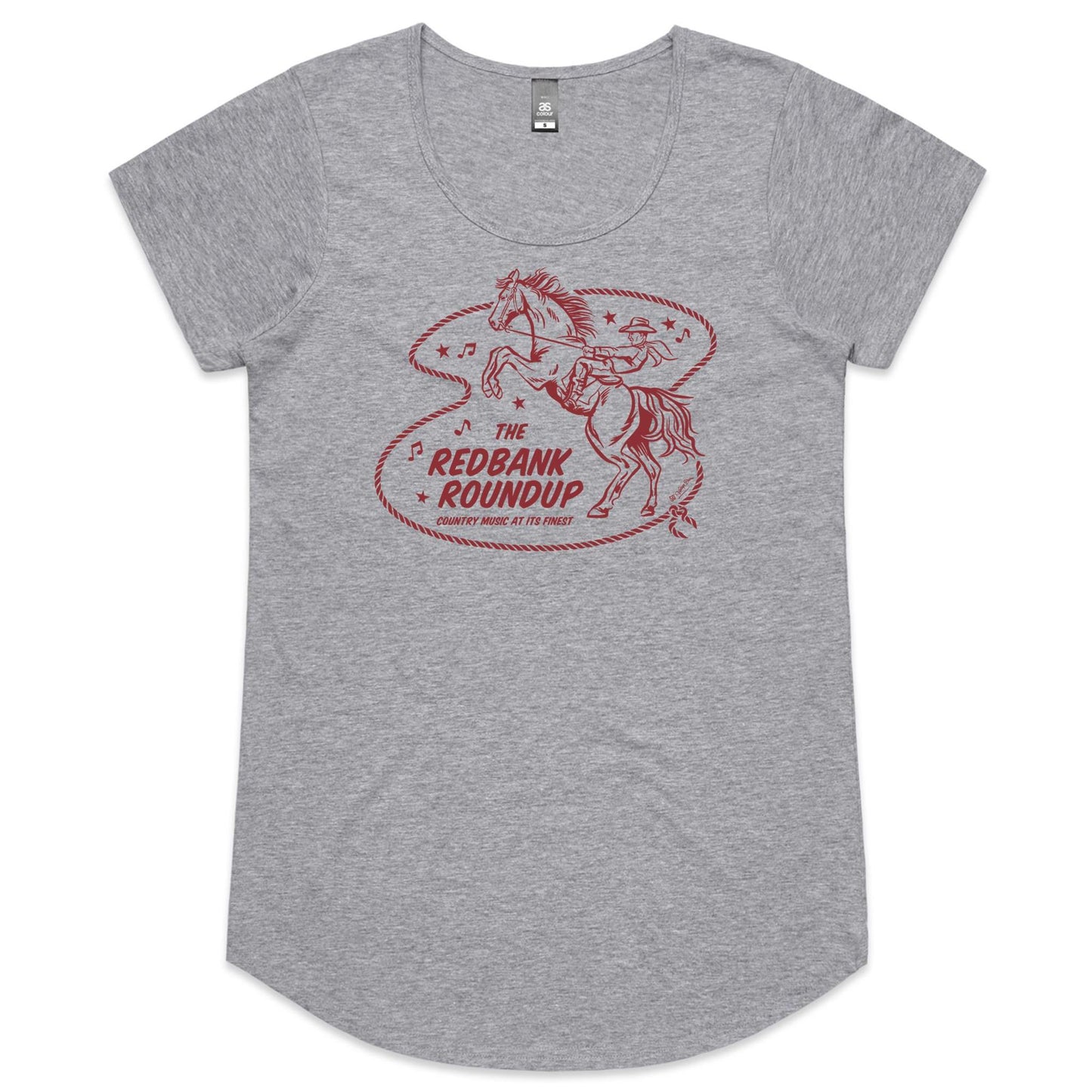 Redbank Roundup - Ladies Scoop Neck T-Shirt