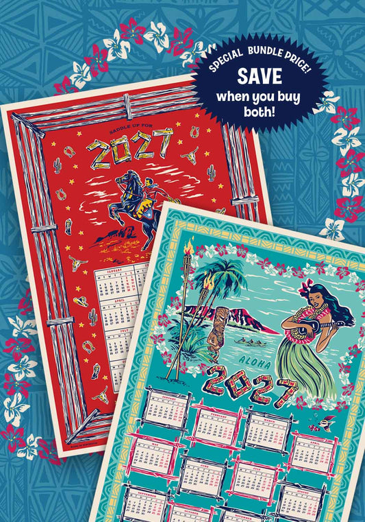 2027 Teatowel Calendar Bundle & Save