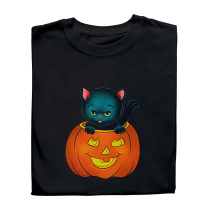 Pumpkin Kitty - Unisex T-Shirt