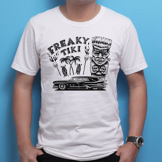 Freaky Tiki White - Unisex T-Shirt