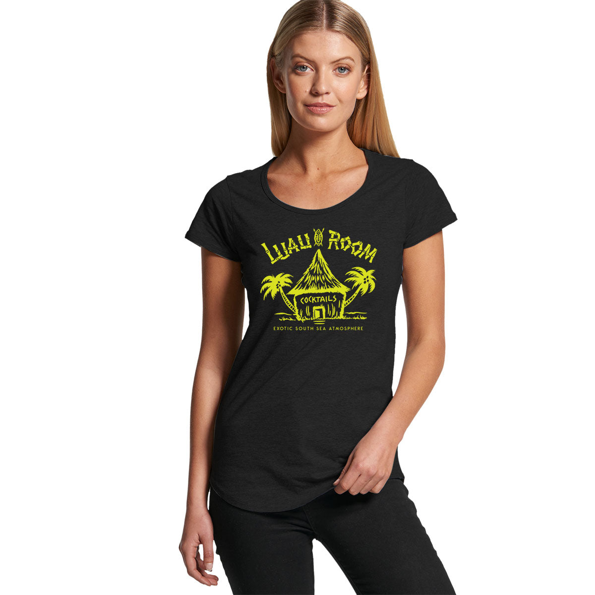 Luau Room - Ladies Scoop Neck T-Shirt