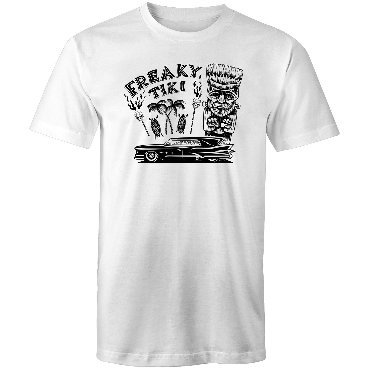 Freaky Tiki White - Unisex T-Shirt