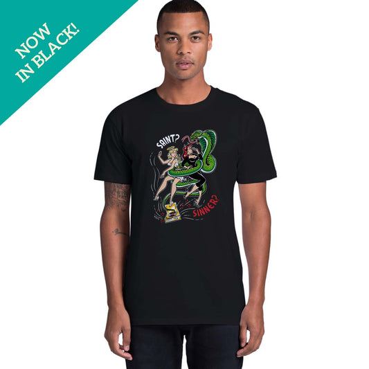 Sinner not a Saint - Unisex T-Shirt (Black)