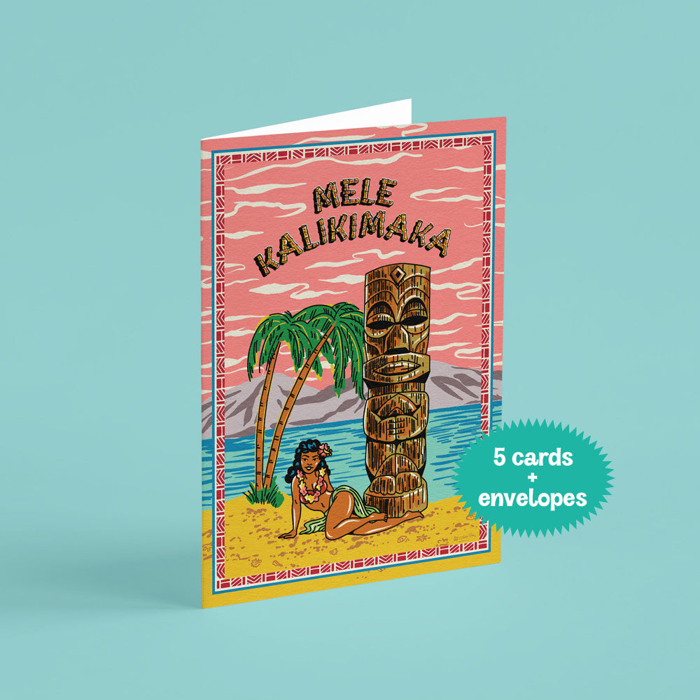 Mele Kalikimaka Christmas Card - 5 pack