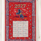 2027 Cowboy calendar teatowel
