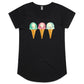 Ice-cream Pals - Ladies  Scoop Neck T-Shirt