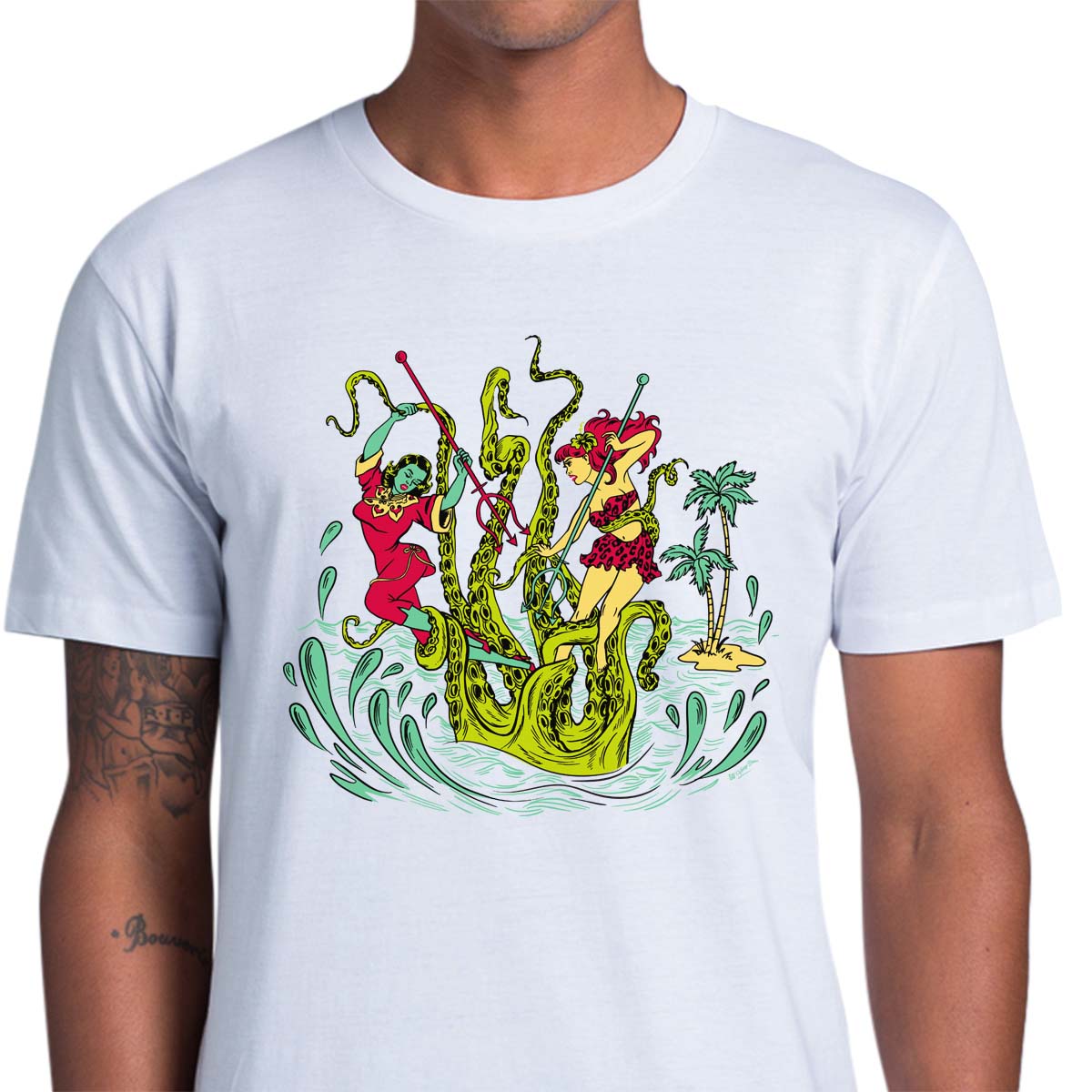 Kraken Sea Monster Vintage Release the Kraken Giant Kraken T-Shirt