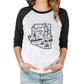 Phoenix Arizona - Raglan - 3/4 Sleeve T-Shirt