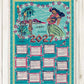 2027 Ti8ki Calendar Teatowel