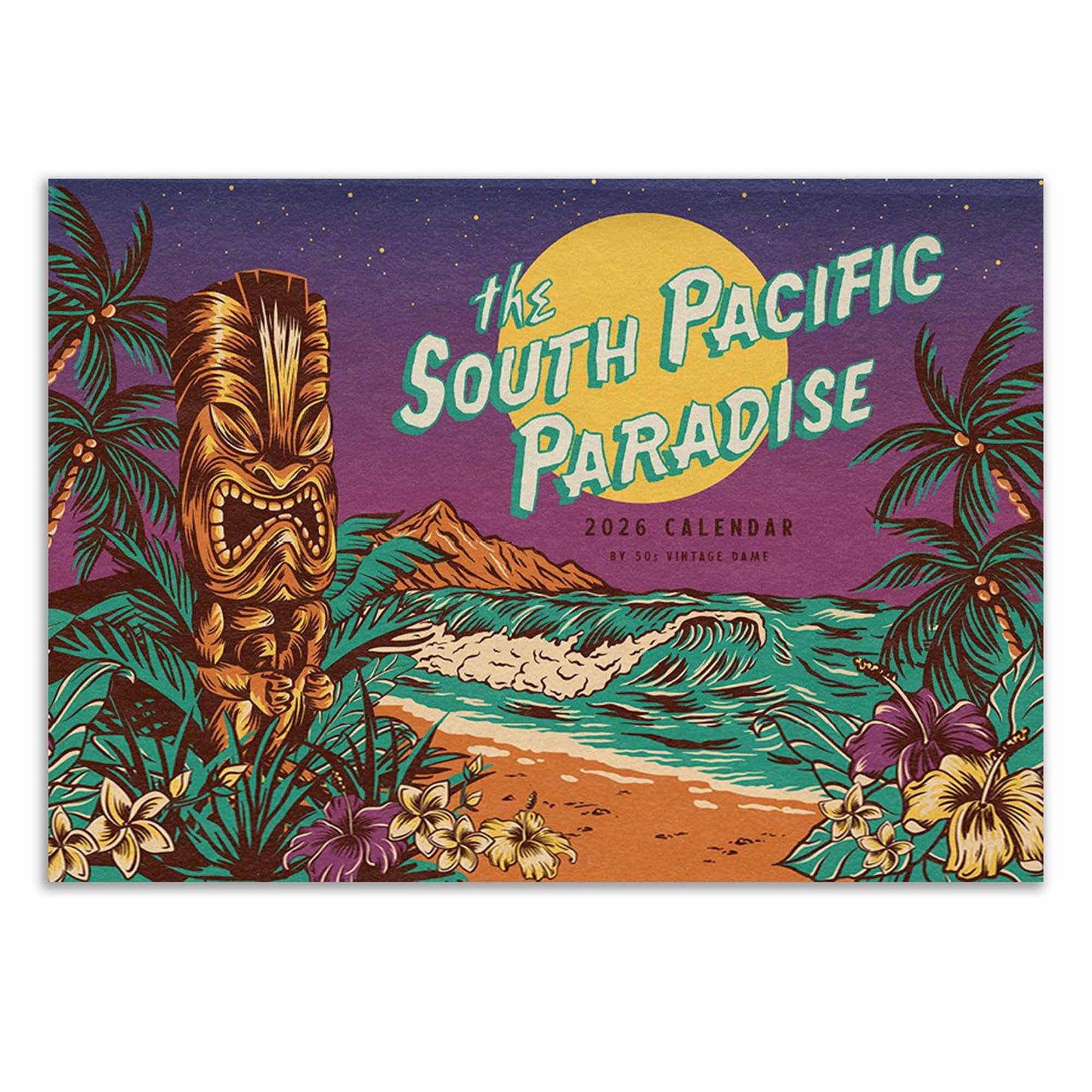 2026 South Pacific Paradise Tiki Calendar