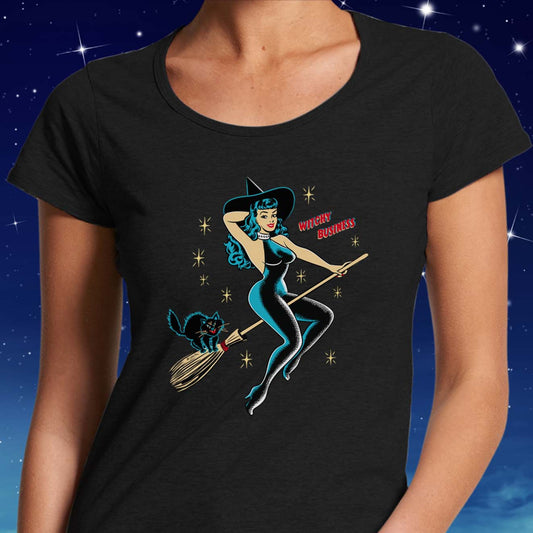 Witchy Business - Ladies Scoop Neck T-Shirt
