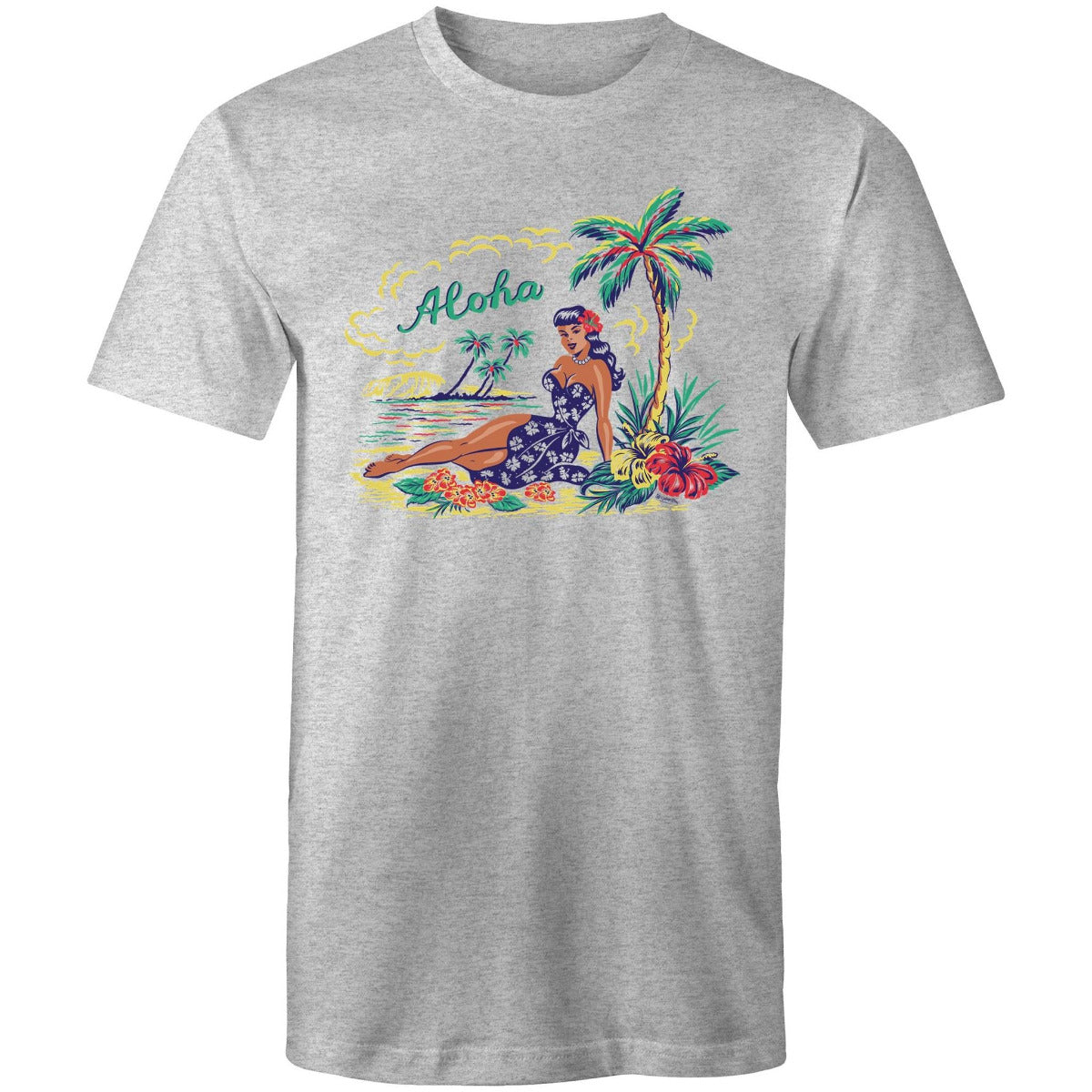 Aloha - Mens vintage Hawaii souvenir T-shirt – 50s Vintage Dame