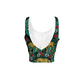 Jungle Cheetah - Women’s Longline V-Shape-Back Sports Bra