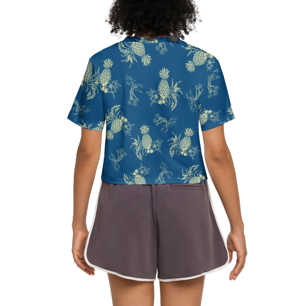 FNQ Pineapples - Women’s Short Sleeve Cropped T-Shirt