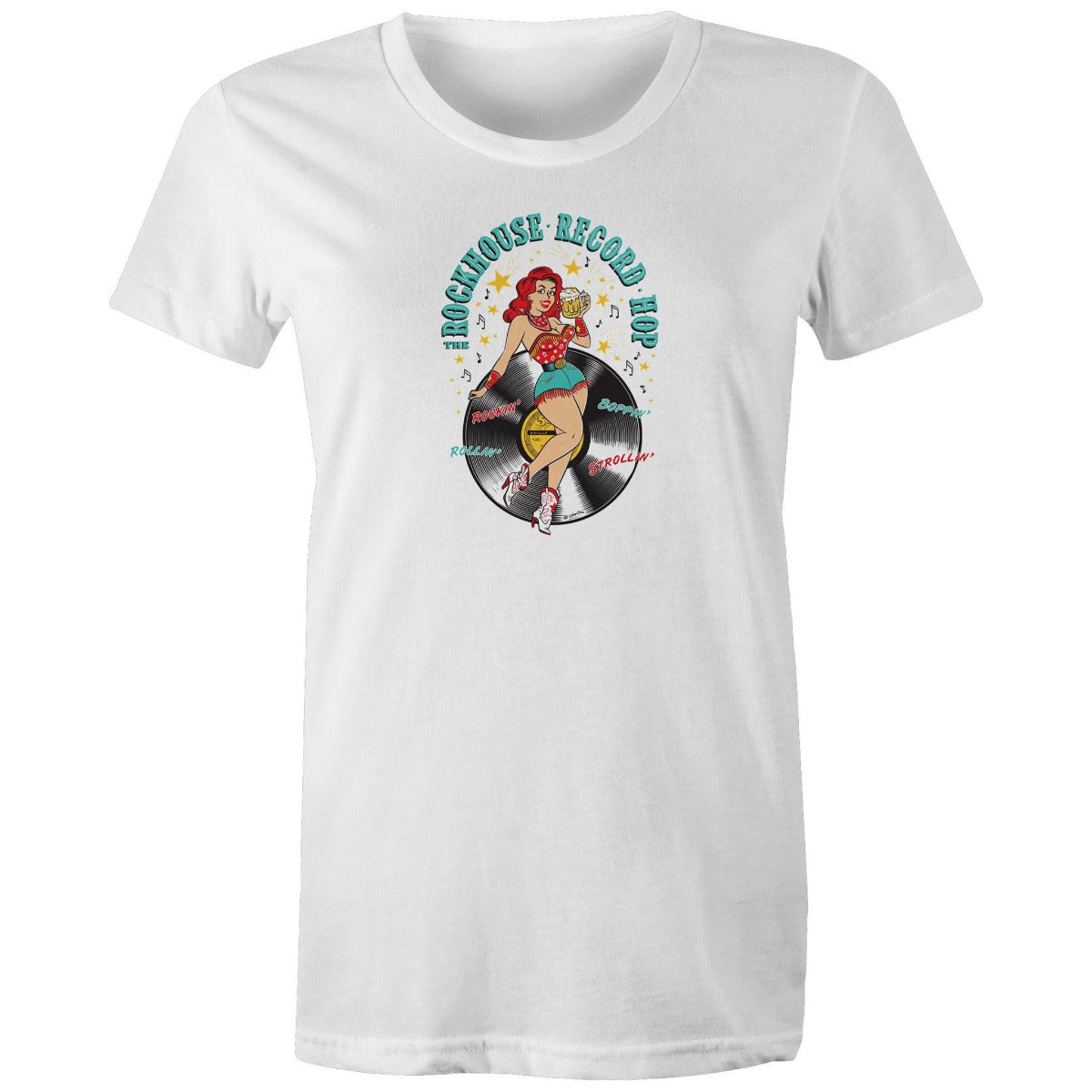 Rockhouse Record Hop - Ladies T-shirt