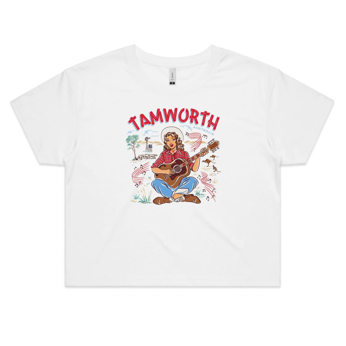 Tamworth Country Music cropped tee shirt