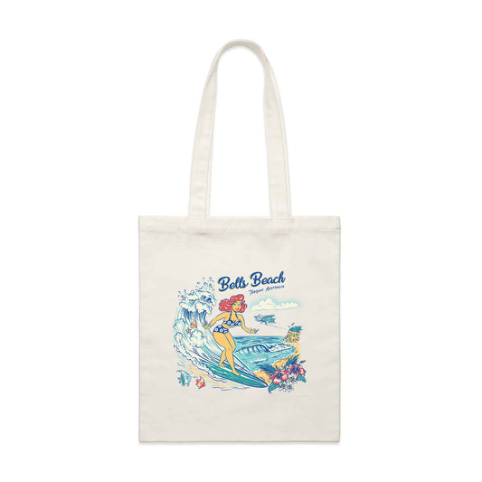 Bells Beach souvenir tote bag