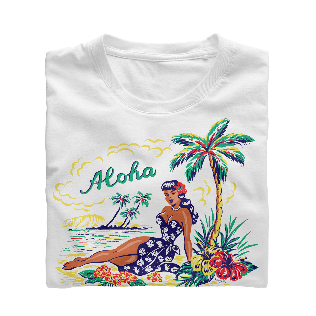 Aloha - Mens vintage Hawaii souvenir T-shirt – 50s Vintage Dame