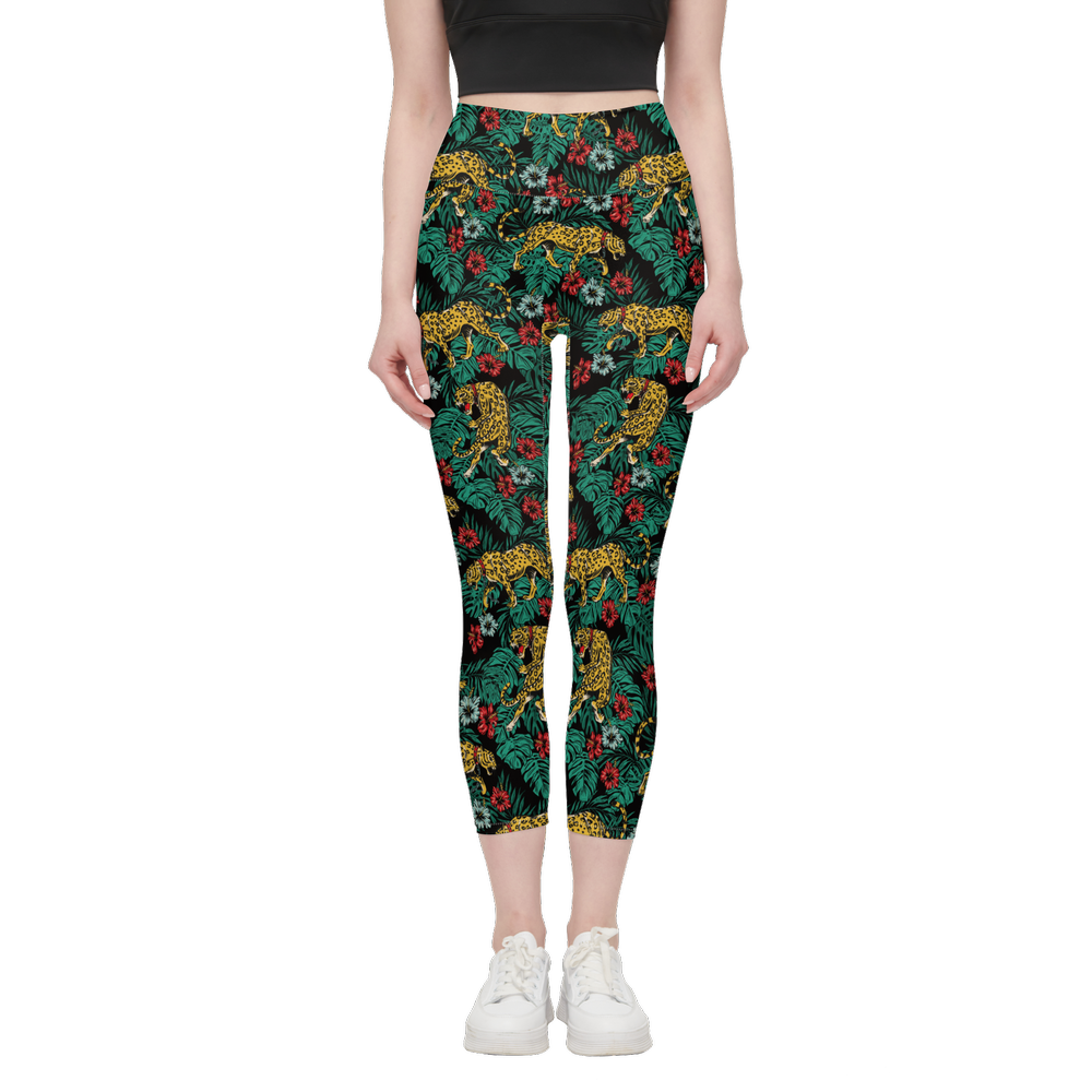 Jungle Cheetah - Women’s High-Rise Leggings