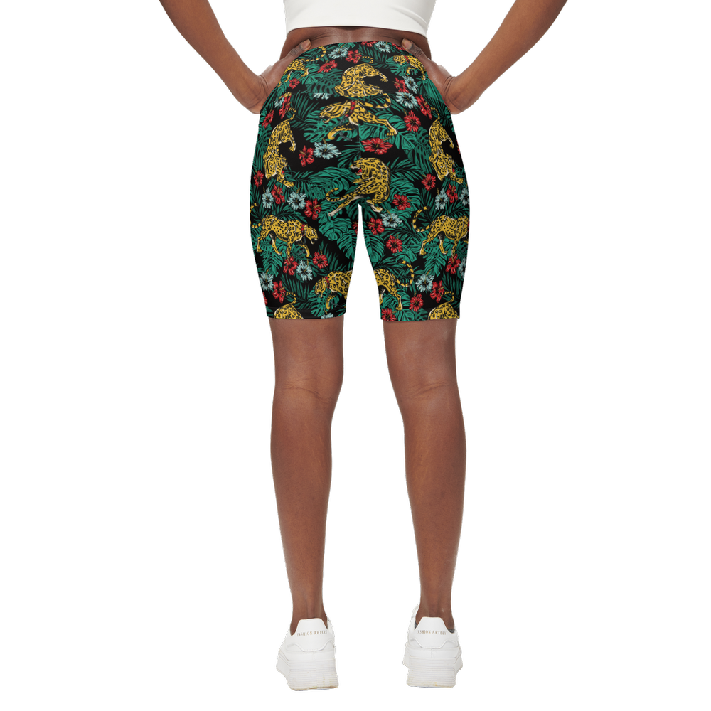 Jungle Cheetah - Women’s Bike Shorts