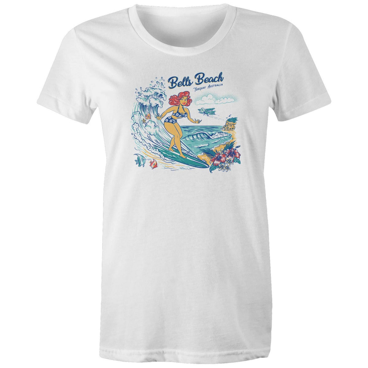 Bells Beach Torquay Australia vintage souvenir t-shirt