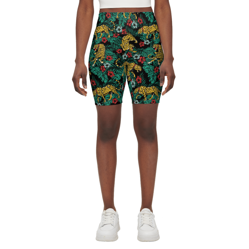 Jungle Cheetah - Women’s Bike Shorts