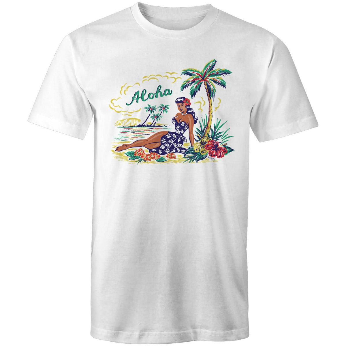 Aloha - Mens vintage Hawaii souvenir T-shirt – 50s Vintage Dame